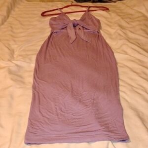 JLUXLABEL Woman's Lavender Front Tie Spaghetti Strap Maxi Dress, Size: M, NWT
